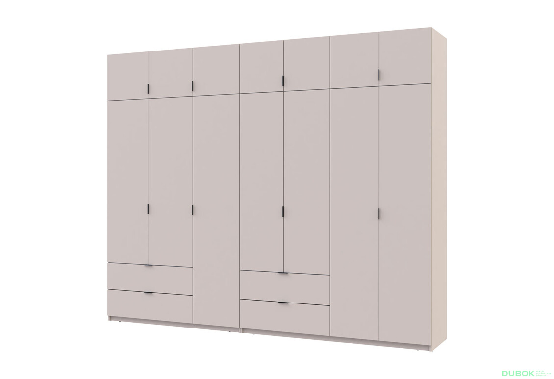 Skříň Lukas 3+4 DT 295 kašmír