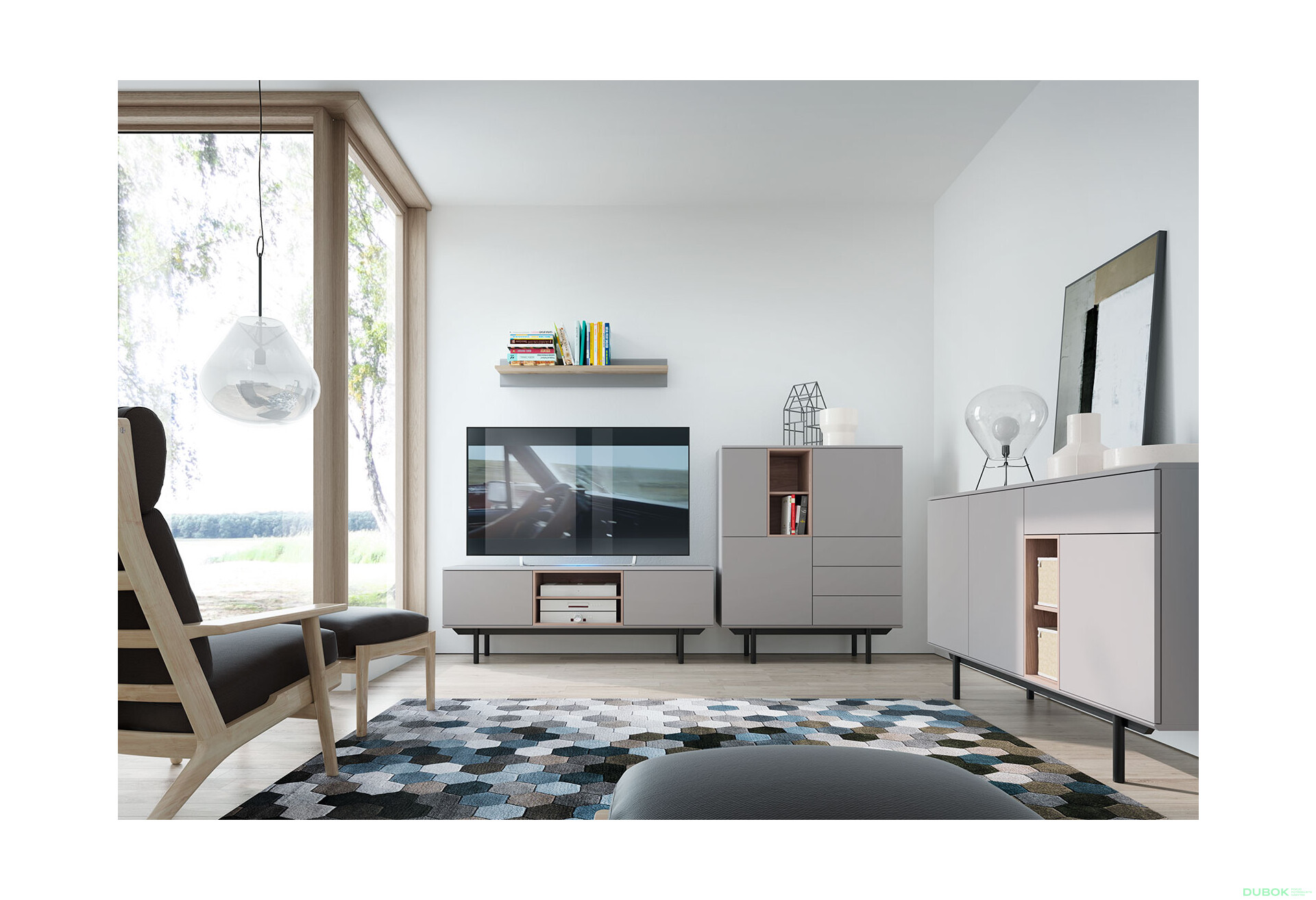 Obývací sestava II Inox - Fotografie 1 Fotografie 1 - Obývací sestava II Inox