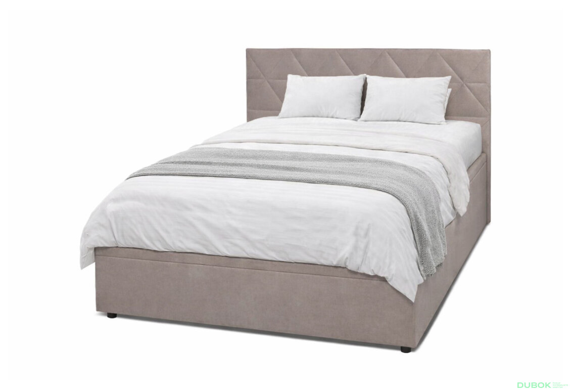 Postel Fro Caro 160x200 s roštem, úložným prostorem Mono 233, béž