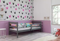 Fotografie 2 - Postel Eryk grafit 90x200 cm s roštem, matrací