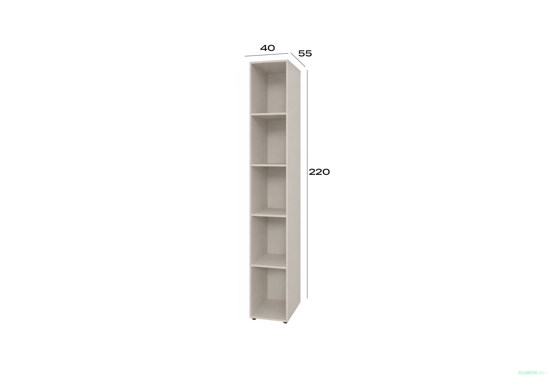 Fotografie 2 - Korpus modul 3 (h-2200*400) kašmír Space