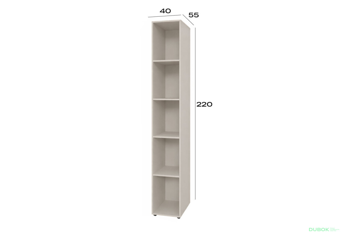 Fotografie 2 - Korpus modul 3 (h-2200*400) kašmír Space