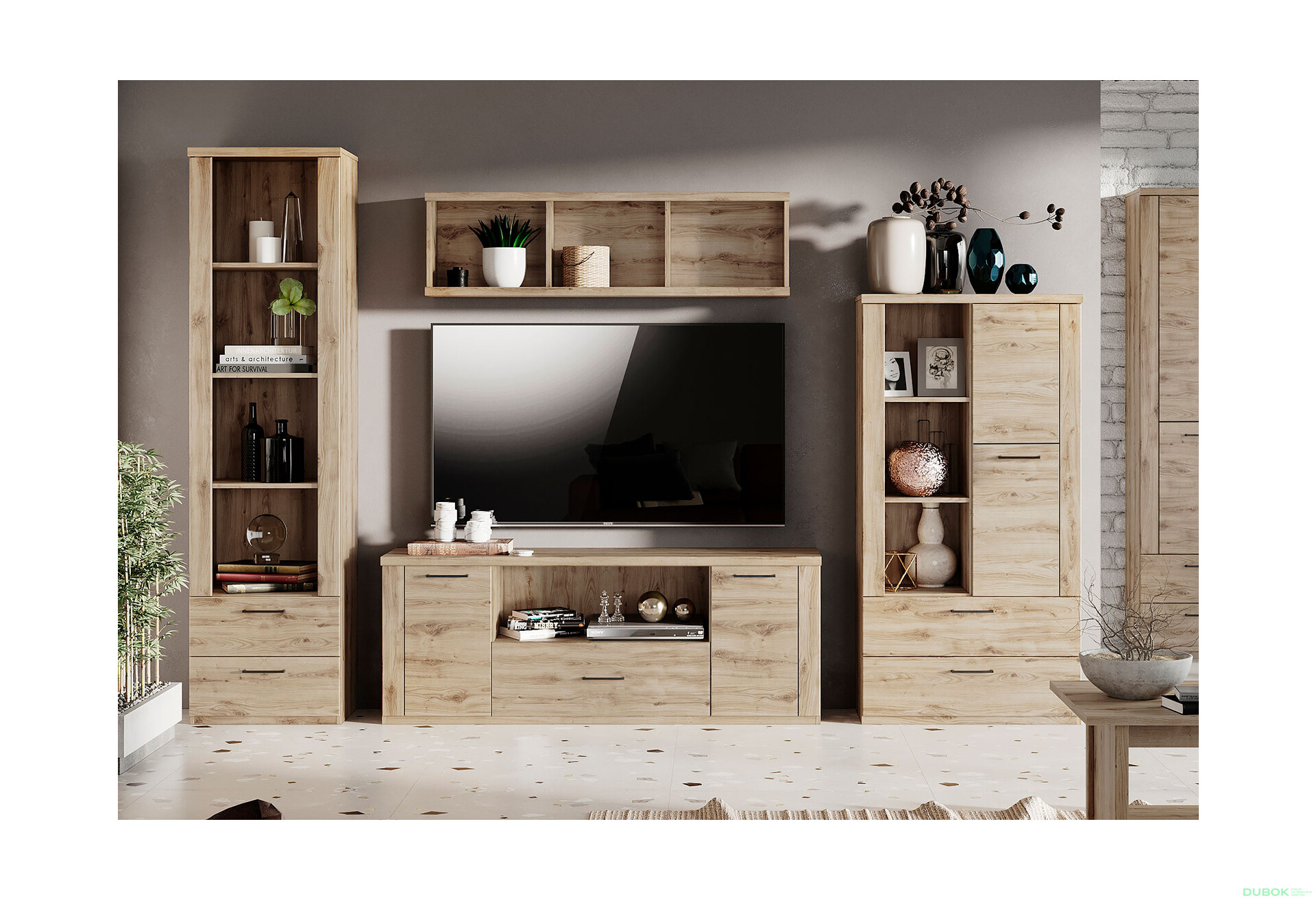Fotografie 1 - Obývací sestava 2.7 m dub navarra Doorset