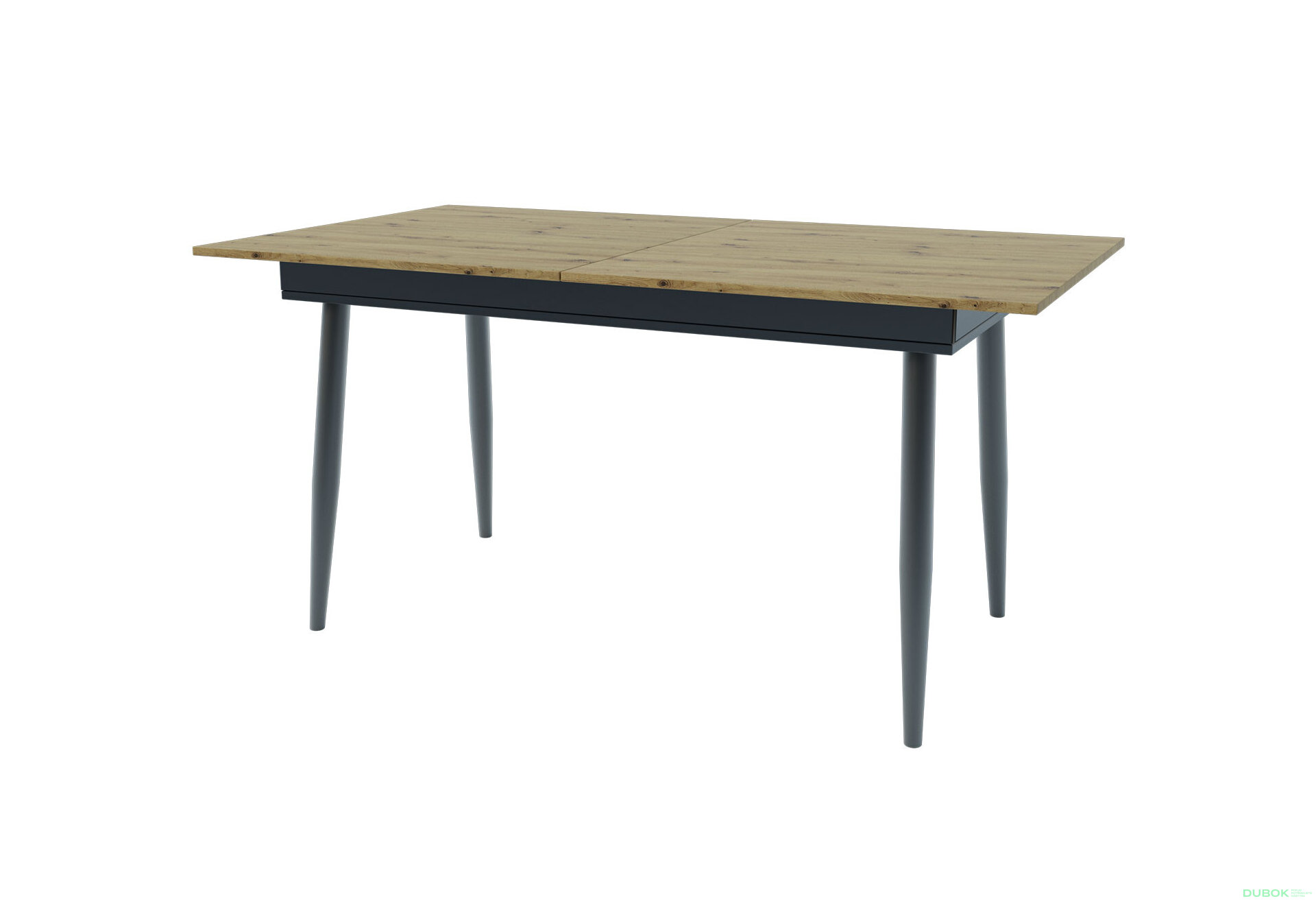 Fotografie 1 - Rozkládací stůl City 150x85 cm Dub artisan / Antracit Vystavený kus