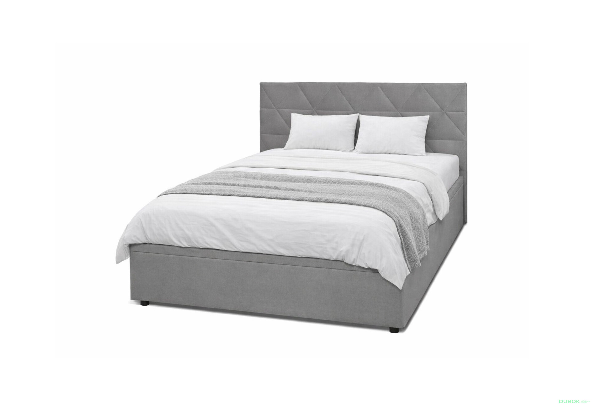 Fotografie 1 - Postel Fro Caro 160x200 s roštem, úložným prostorem Mono 246, šedá