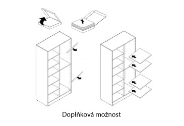 Sada 4 polic černý grafit NW Sandbox