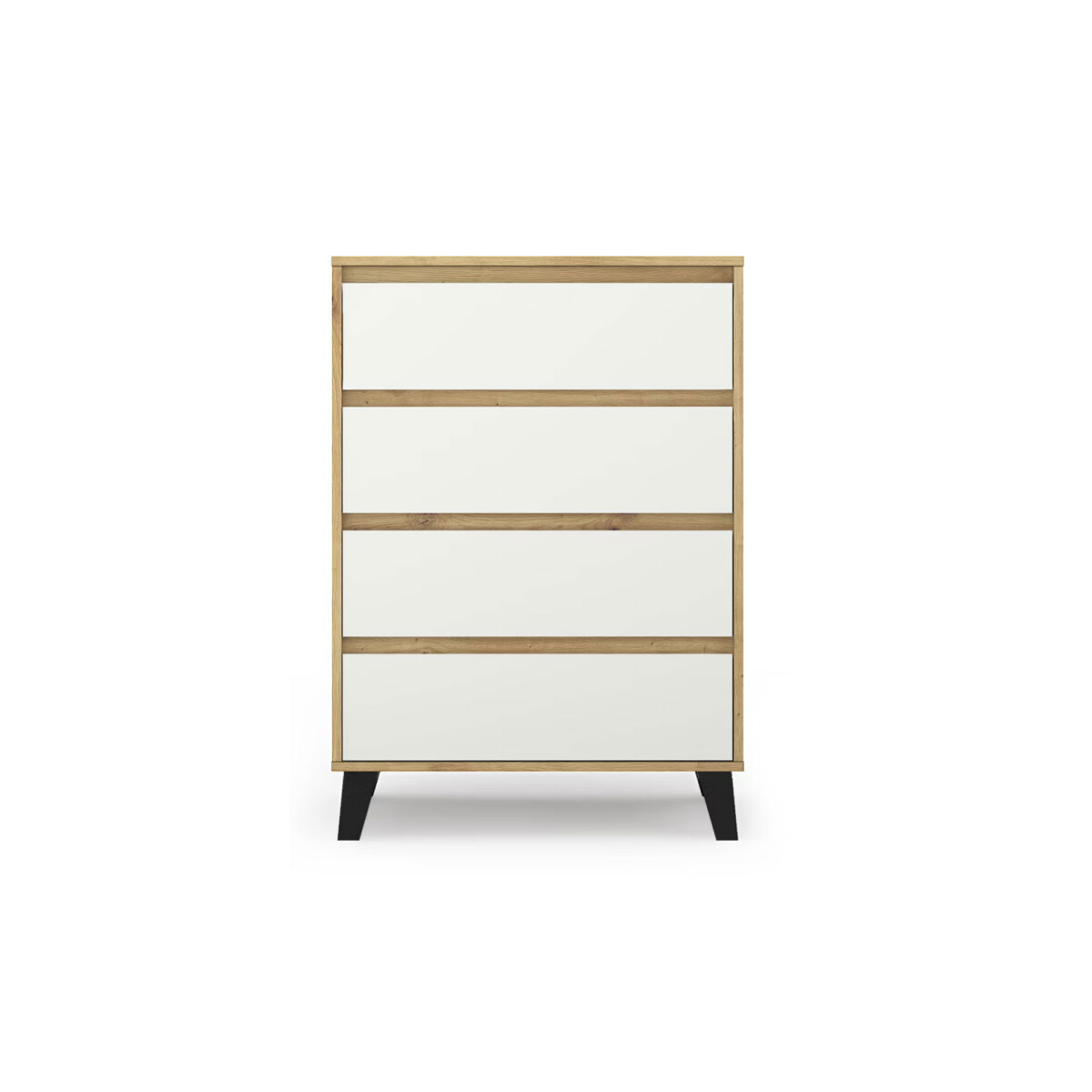 

Komoda Borg 4s/70 dub artisan / bílá