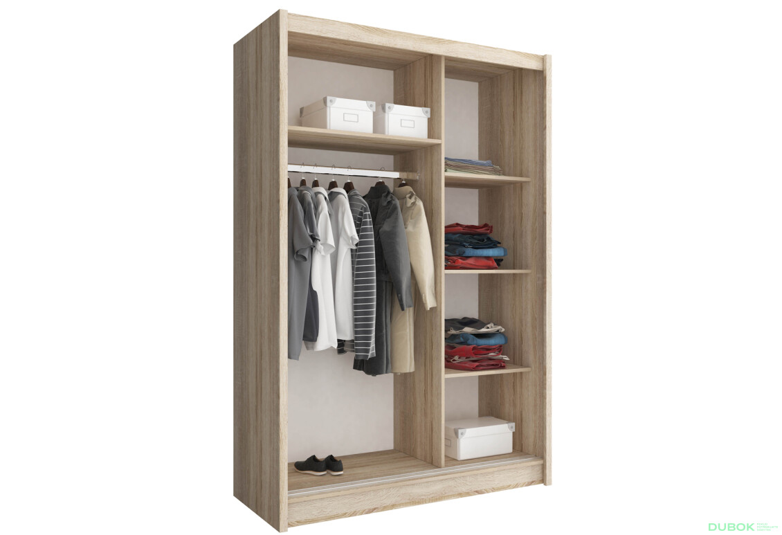 Skříň Wiki 130 dub sonoma - Fotografie 2 Fotografie 2 - Skříň Wiki 130 dub sonoma