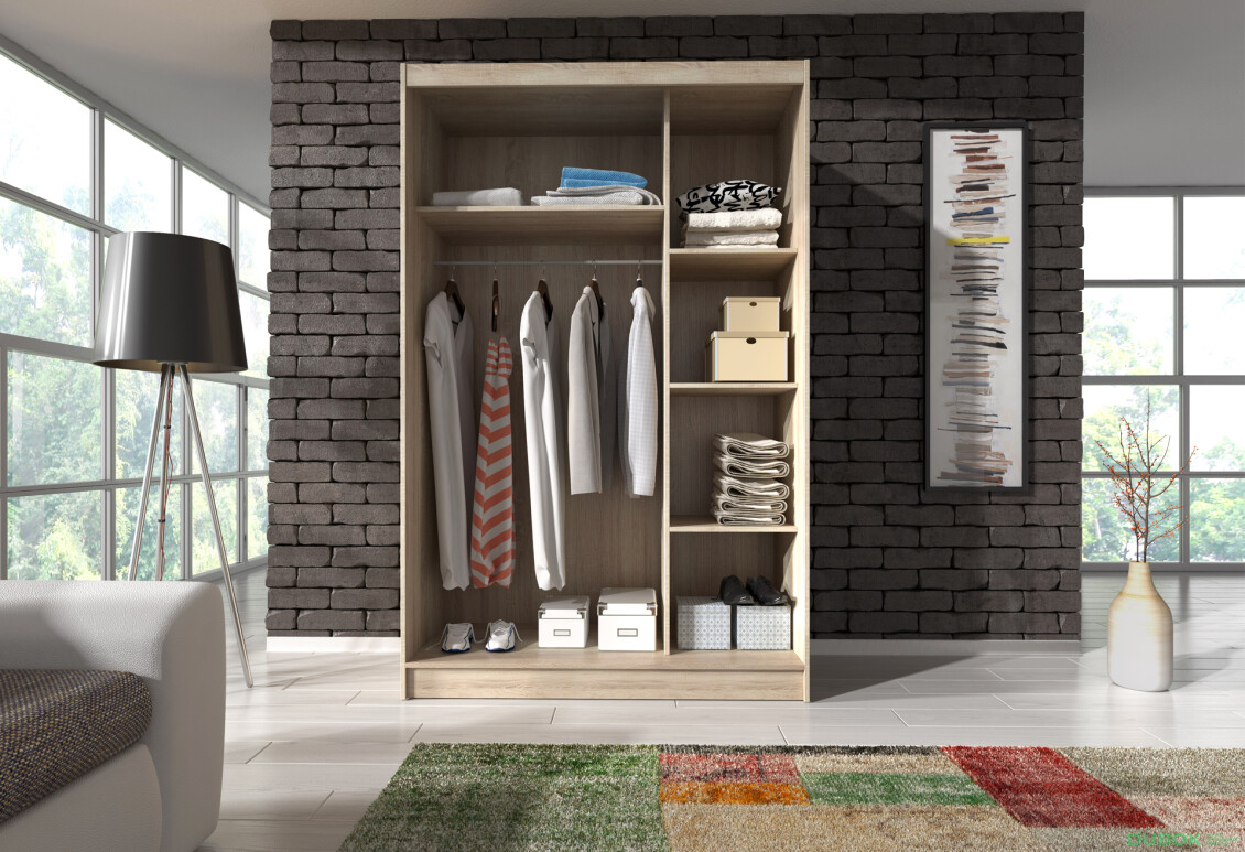 Skříň Wiki 130 dub sonoma - Fotografie 3 Fotografie 3 - Skříň Wiki 130 dub sonoma