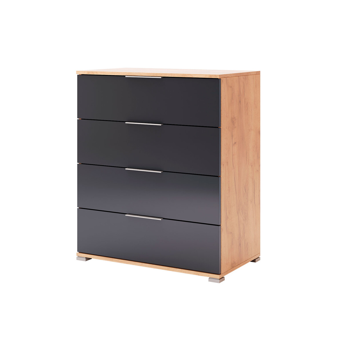 

Komoda Junior 4šu Lava / dub kraft Luna