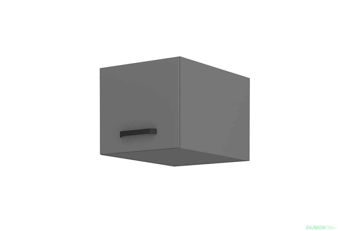 Fotografie 5274 - Kuchyňská sestava 3.3x3.0 m Ava antracit / dub artisan + Nessa antracit Storaz-Lempert