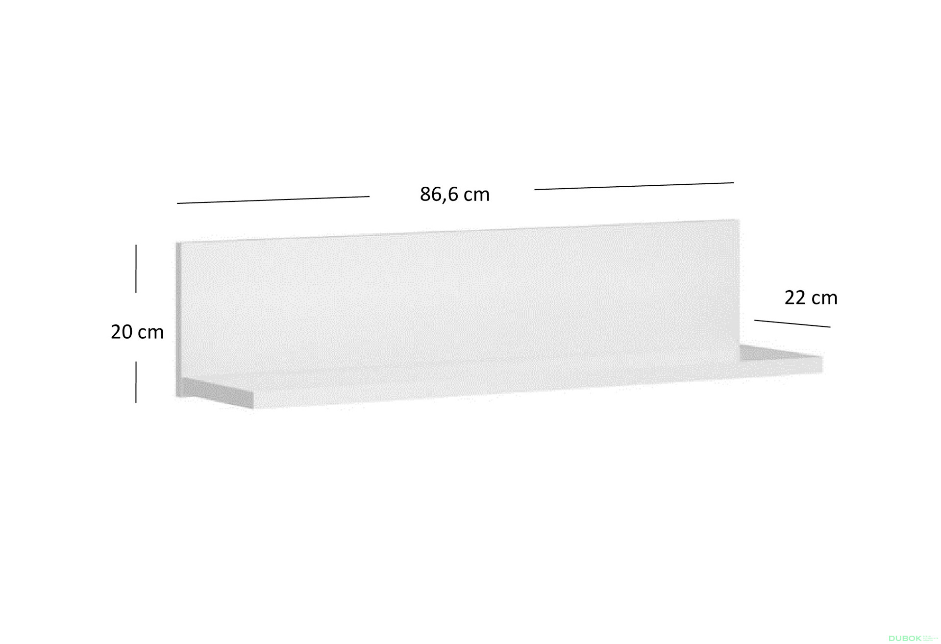 Police 90 bílá Erden - Fotografie 3 Fotografie 3 - Police 90 bílá Erden