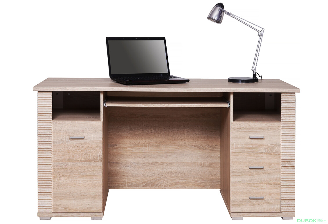 Psací stůl 1d3s/150 dub sonoma Gress - Fotografie 1 Fotografie 1 - Psací stůl 1d3s/150 dub sonoma Gress