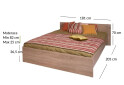 Fotografie 2 - Postel 160x200 dub sonoma Gress