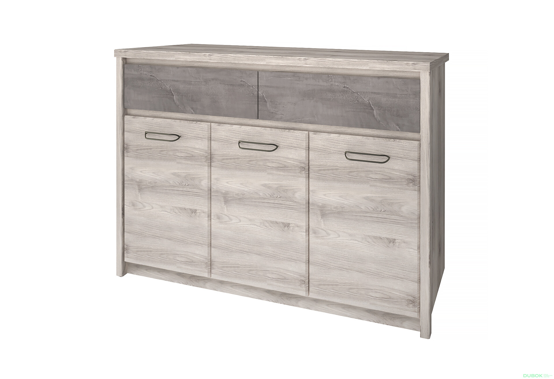 Komoda 3d2s kaštan nairobi / onyx Jazz - Fotografie 1 Fotografie 1 - Komoda 3d2s kaštan nairobi / onyx Jazz