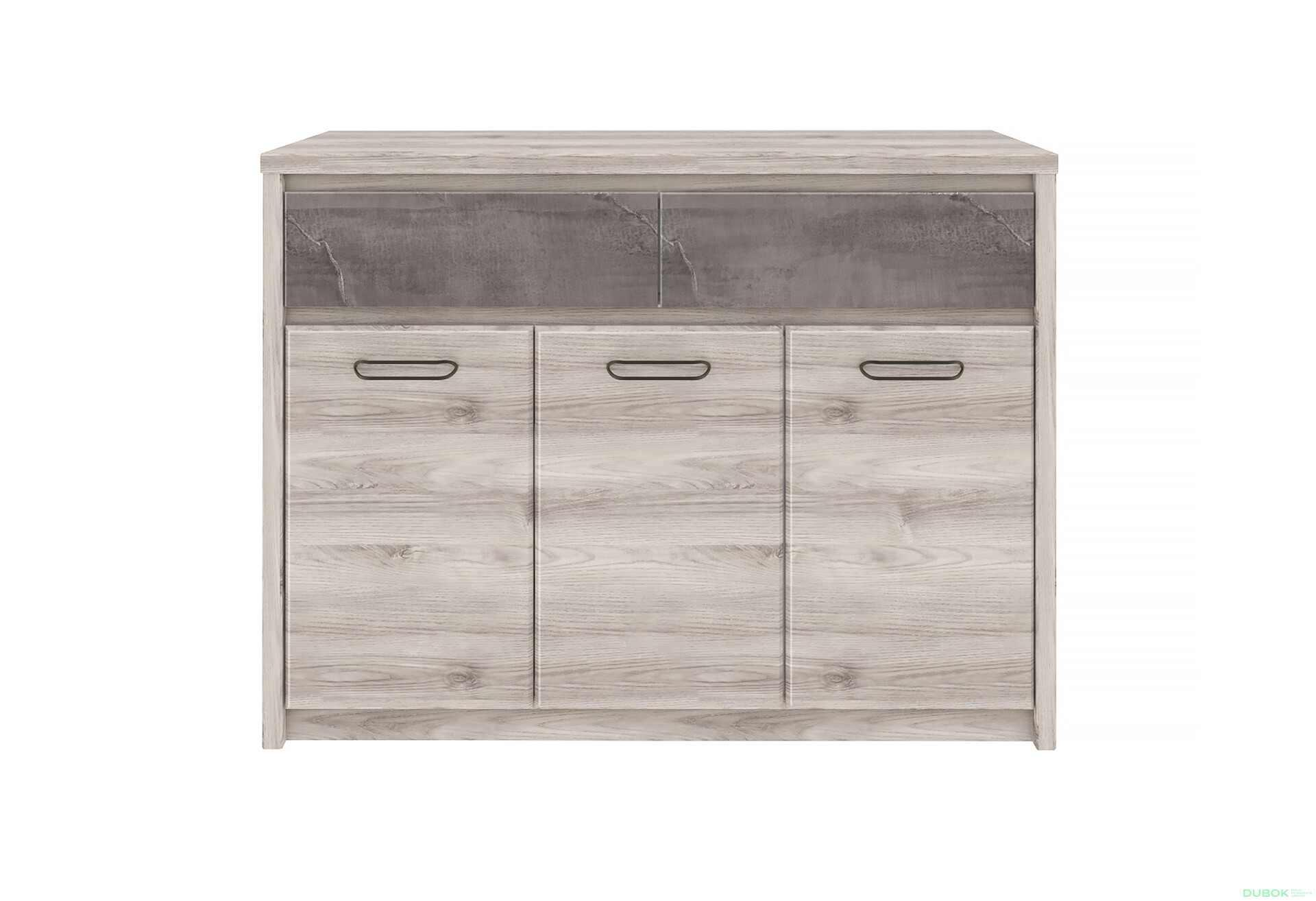 Komoda 3d2s kaštan nairobi / onyx Jazz - Fotografie 2 Fotografie 2 - Komoda 3d2s kaštan nairobi / onyx Jazz