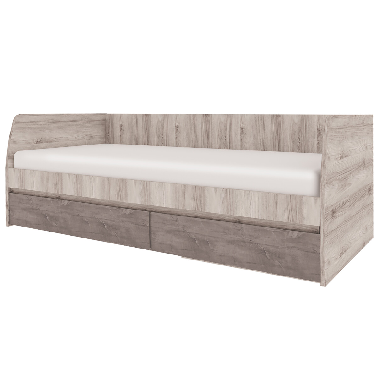 

Postel 2s/90x200 s roštem kaštan nairobi / onyx Jazz