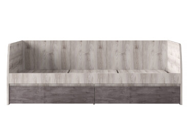 Postel 2s/90x200 s roštem kaštan nairobi / onyx Jazz