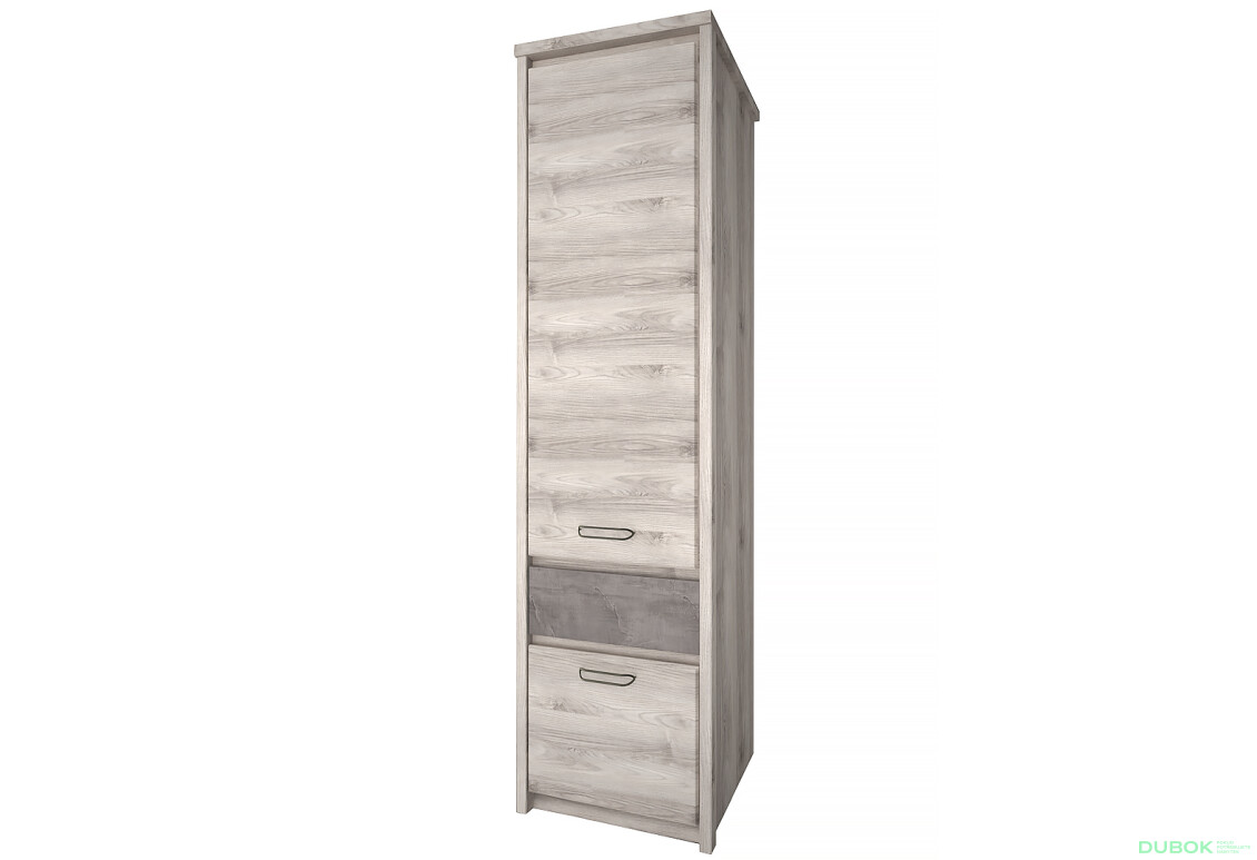 Regál 2d1s kaštan nairobi / onyx Jazz - Fotografie 1 Fotografie 1 - Regál 2d1s kaštan nairobi / onyx Jazz