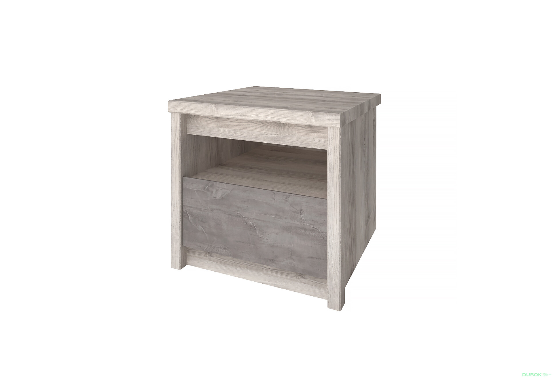 Noční stolek 1s kaštan nairobi / onyx Jazz - Fotografie 1 Fotografie 1 - Noční stolek 1s kaštan nairobi / onyx Jazz