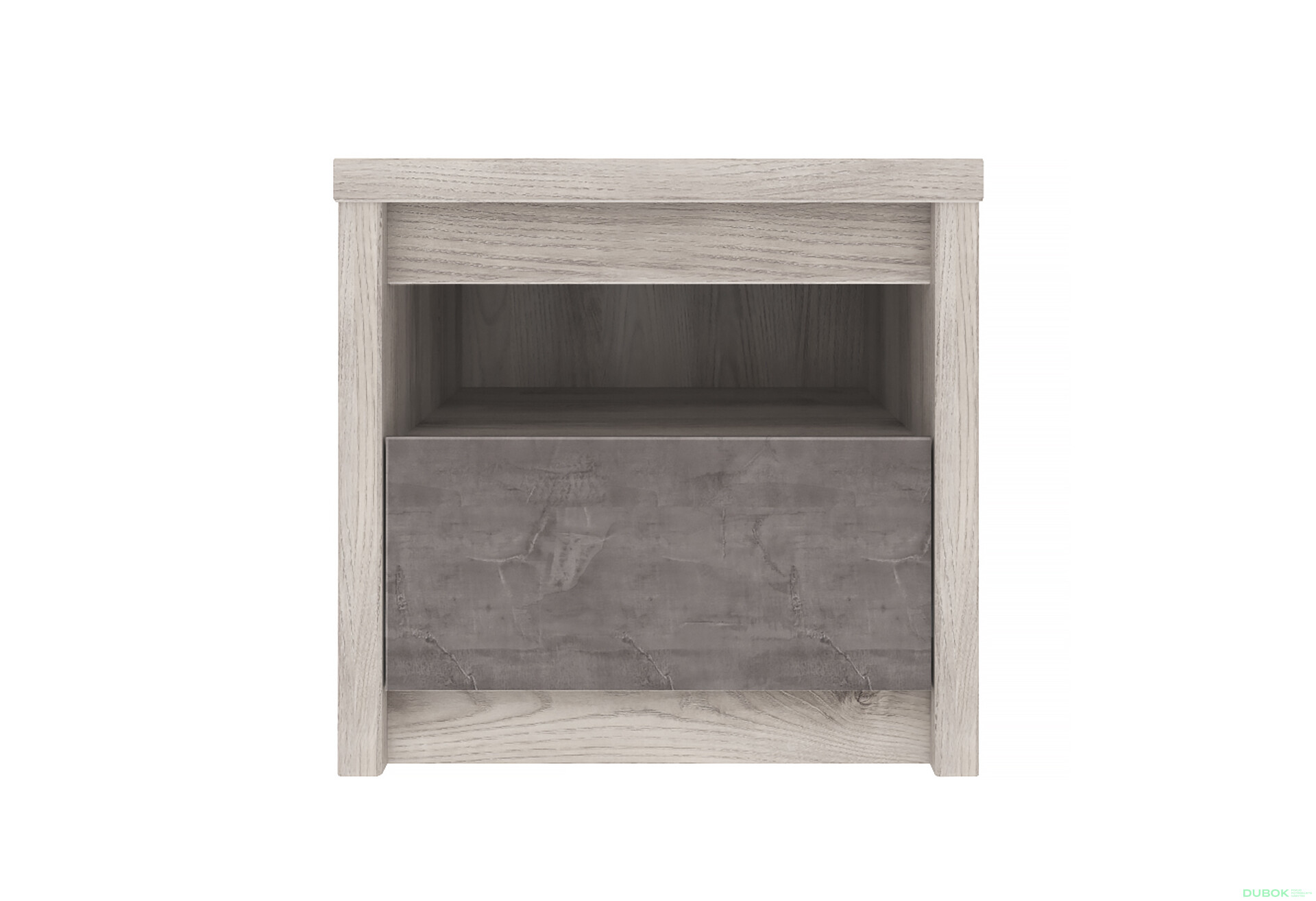 Noční stolek 1s kaštan nairobi / onyx Jazz - Fotografie 2 Fotografie 2 - Noční stolek 1s kaštan nairobi / onyx Jazz