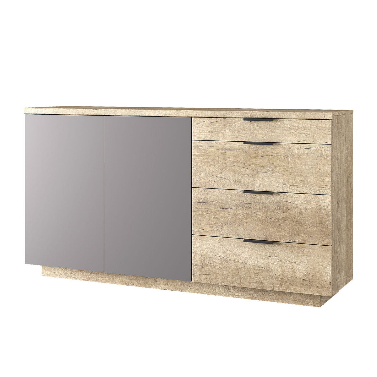 

Komoda 2d4s dub canyon / šedé shitake Kaylas