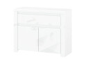 Komoda 2d1s bílý lesk Lingo - Fotografie 1 Fotografie 1 - Komoda 2d1s bílý lesk Lingo