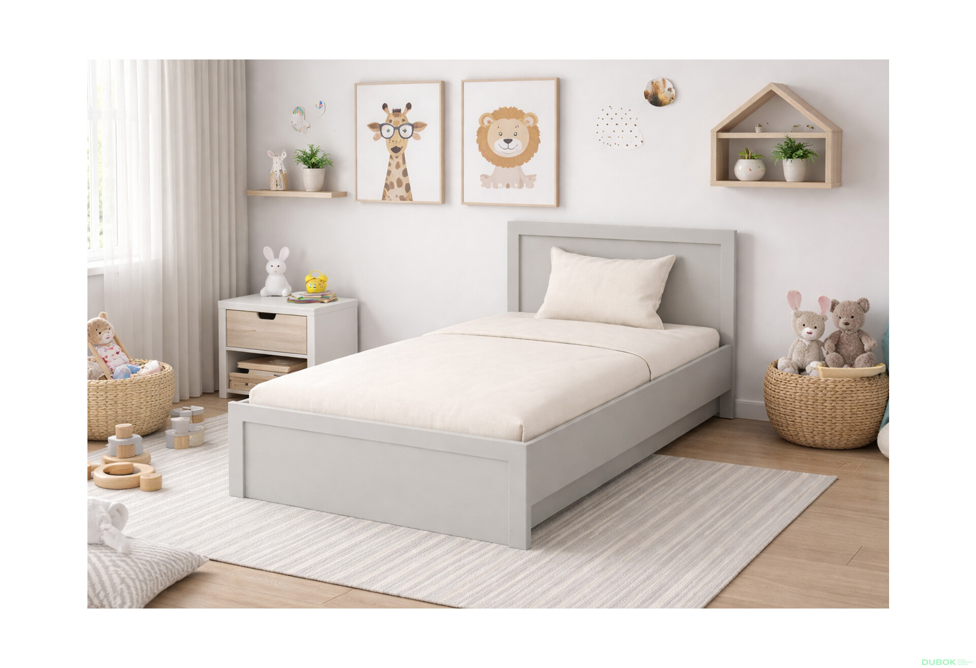 Fotografie 2 - Postel 120x200 s roštem, úložným prostorem kašmír Jazz