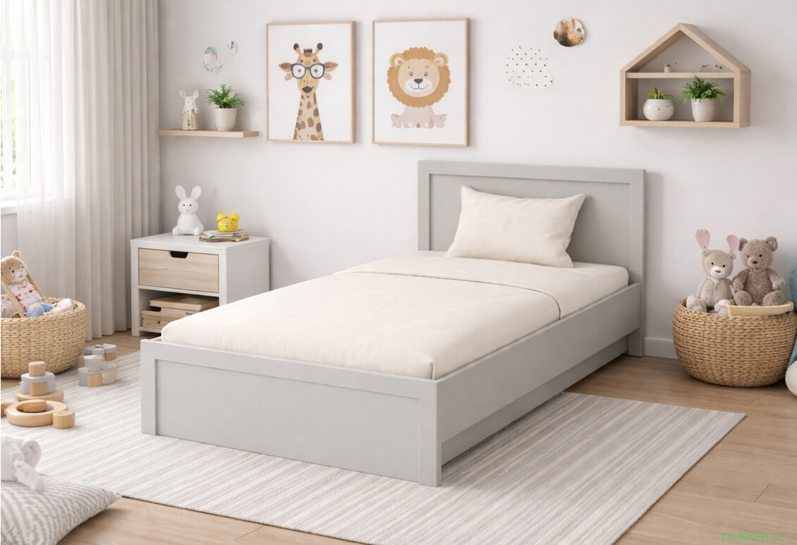 Fotografie 2 - Postel 120x200 s roštem, úložným prostorem kašmír Jazz