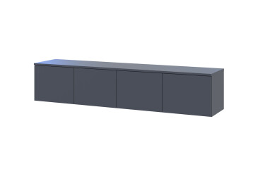 TV stolek Levía grafit 4dv 160x35x33