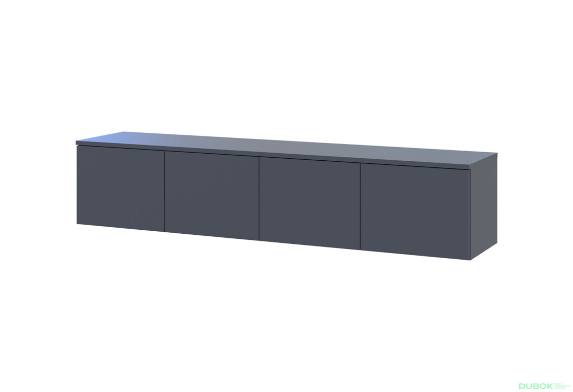 TV stolek Levía grafit 4dv 160x35x33