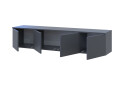 Fotografie 6 - TV stolek Levía grafit 4dv 160x35x33