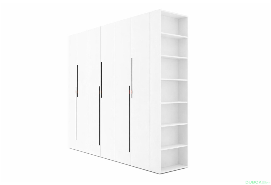 Skříň 6D 240 cm nymphaea alba Space