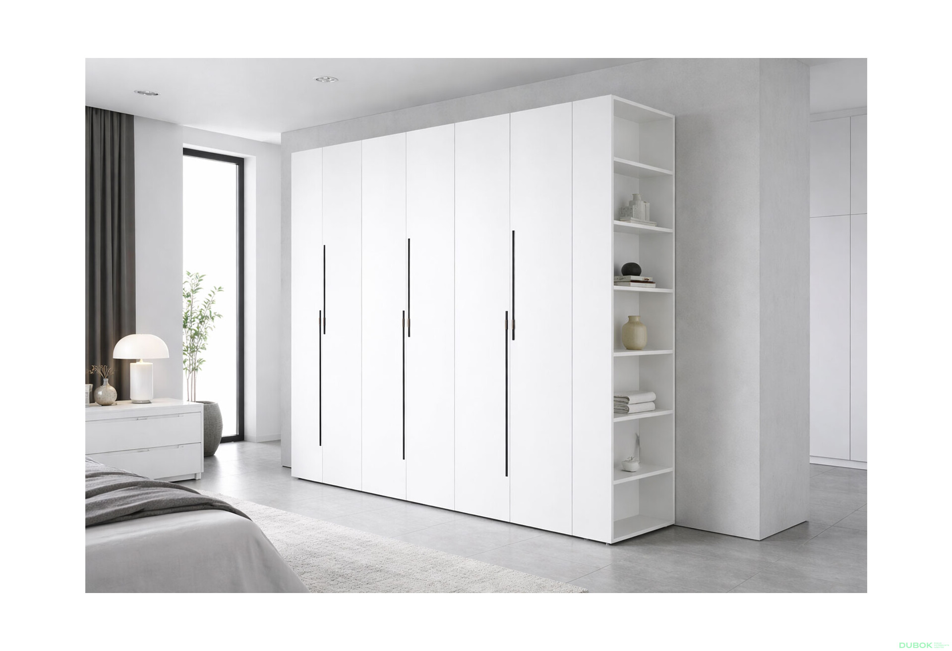 Fotografie 2 - Skříň 6D 240 cm nymphaea alba Space