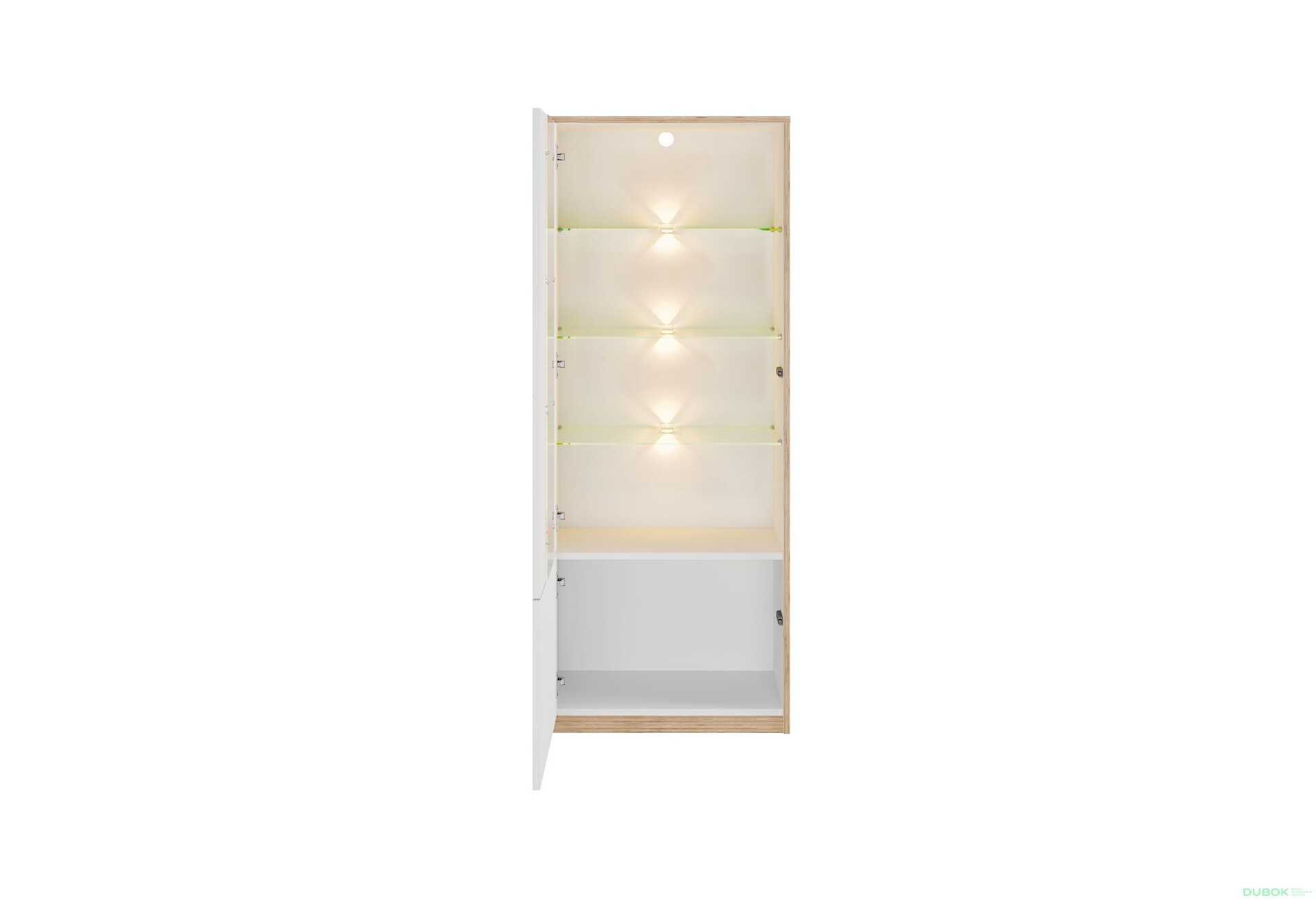 Vitrína nízká 1d1w bílý Complex - Fotografie 3 Fotografie 3 - Vitrína nízká 1d1w bílý Complex