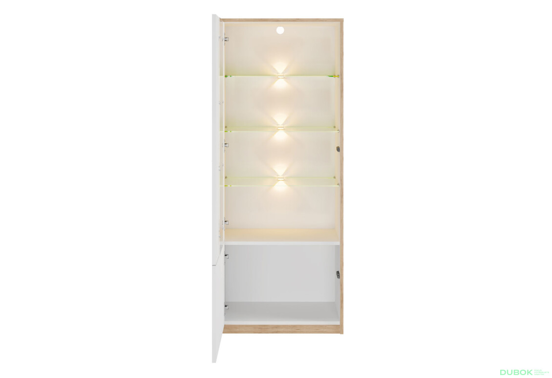 Vitrína nízká 1d1w bílý Complex - Fotografie 3 Fotografie 3 - Vitrína nízká 1d1w bílý Complex