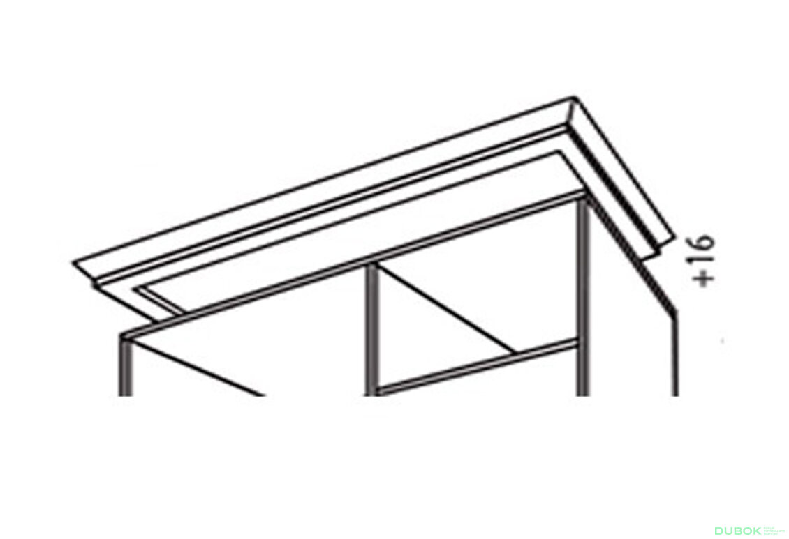 Fasáda F-500x2015 Saténové sklo (FP-1) AL