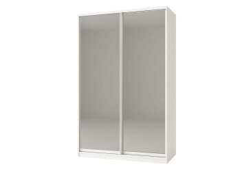 Skříň Rim-Veneziano 2D 1.6 m se zrcadlem, bílá