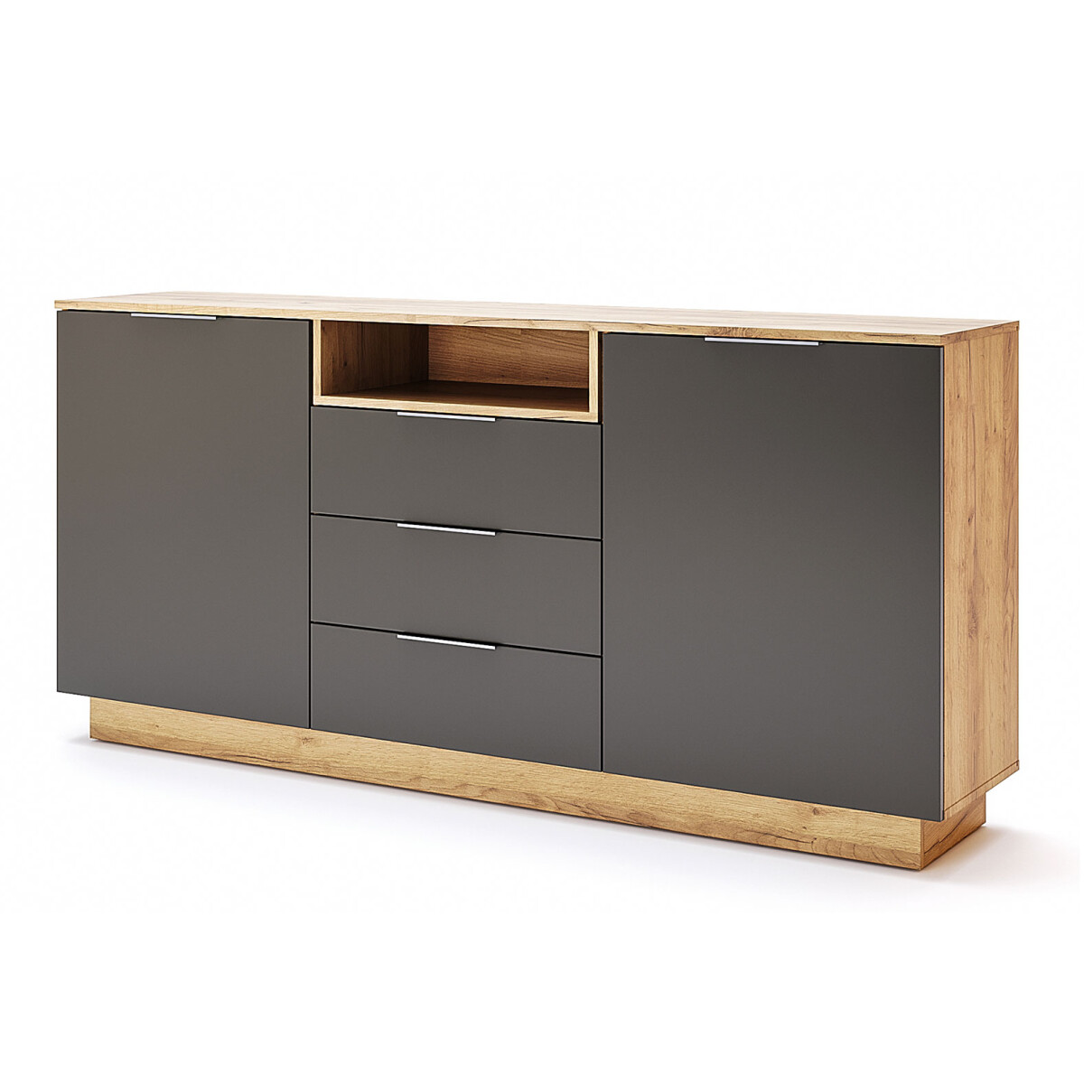 

Komoda 2dv 3šu Lava / dub kraft Luna
