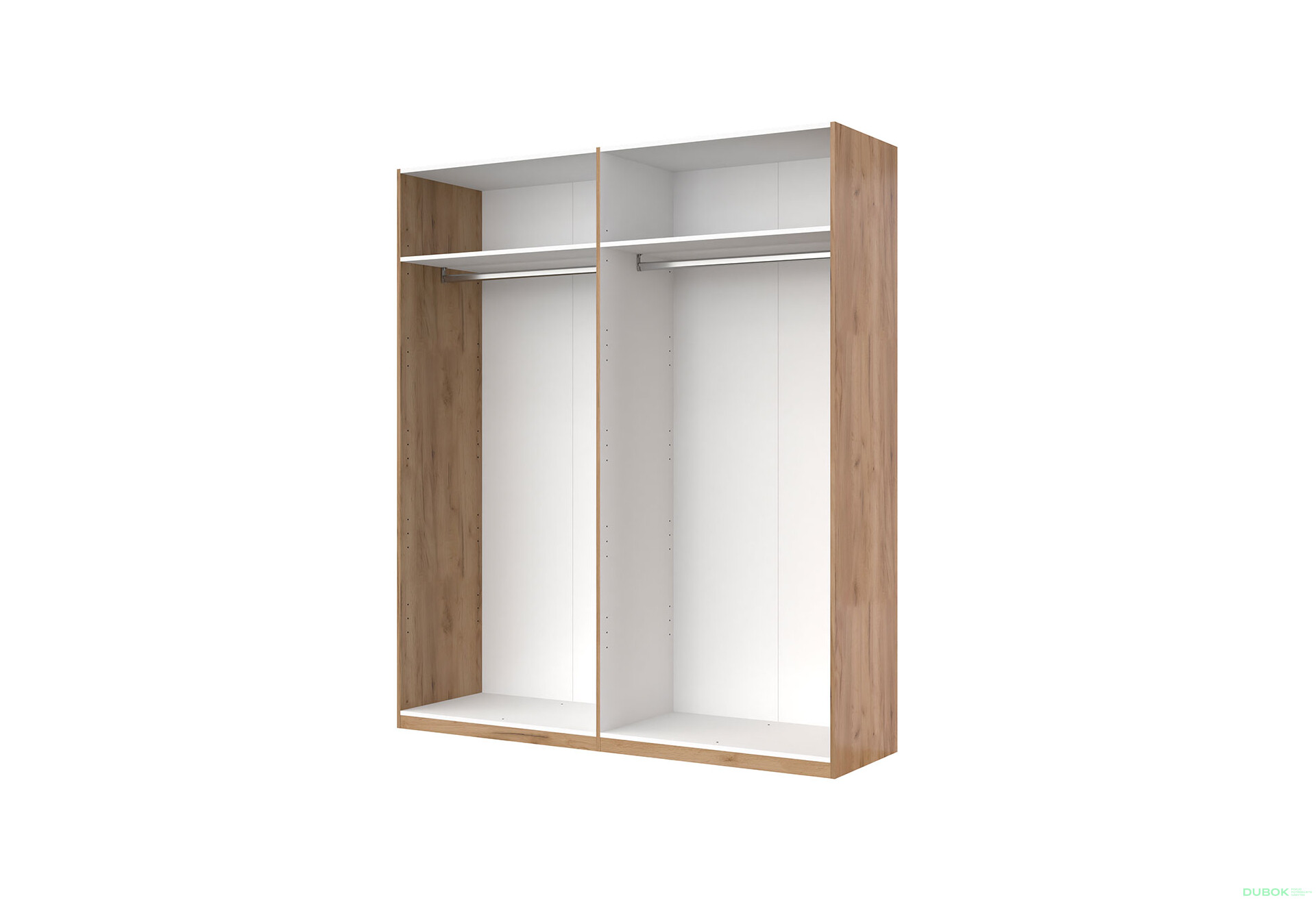 Skříň 4dv bez zrcadel, série N Lava / dub kraft Luna - Fotografie 3 Fotografie 3 - Skříň 4dv bez zrcadel, série N Lava / dub kraft Luna