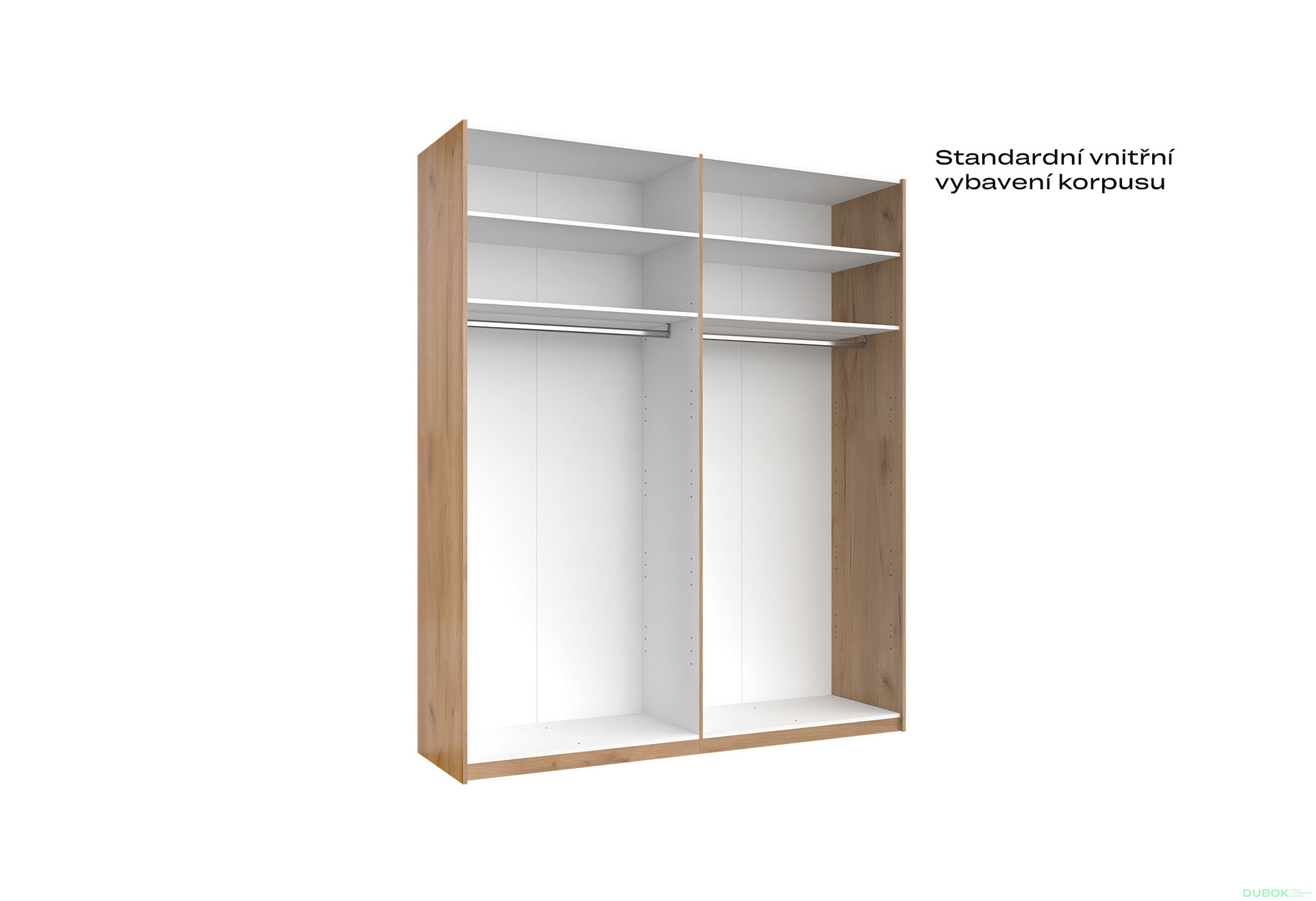 Skříň s posuvnými dveřmi 2.0x2.4m (Dveře Dub Kraft/Mat Láva), série N Luna - Fotografie 2 Fotografie 2 - Skříň s posuvnými dveřmi 2.0x2.4m (Dveře Dub Kraft/Mat Láva), série N Luna