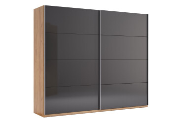 Skříň s posuvnými dveřmi 2,5x2,1m (Dveře Mat Láva), série N Luna