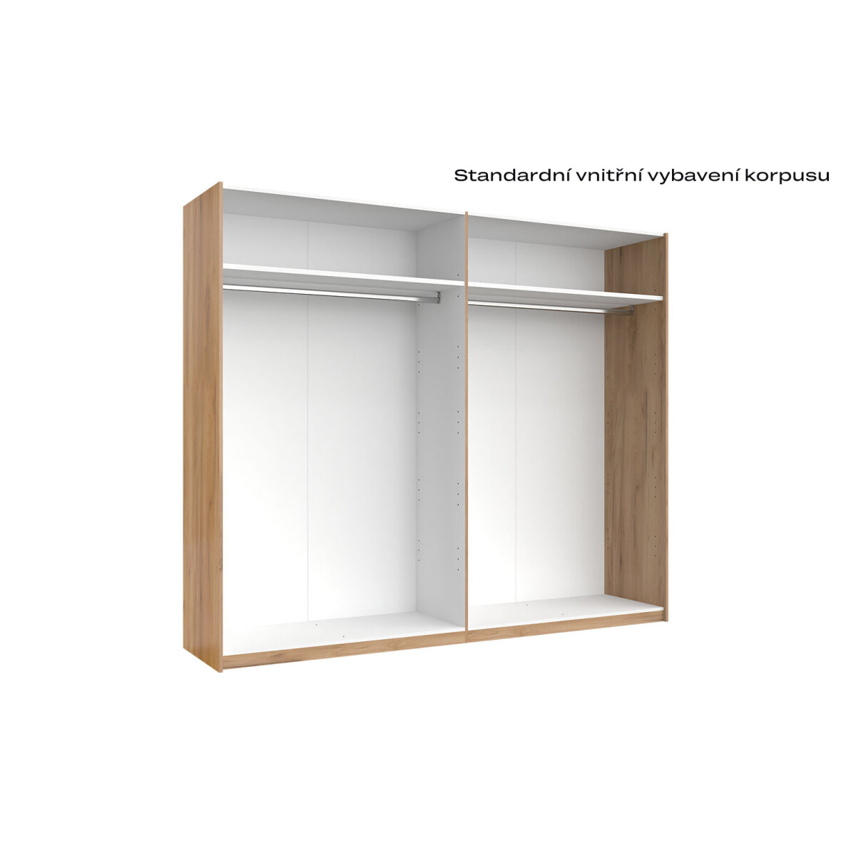 

Skříň s posuvnými dveřmi 2,5x2,1m (Dveře Mat Láva), série N Luna