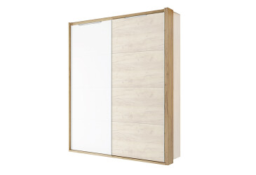 Možnost Záclonová tyč s osvětlením k Skříni s posuvnými dveřmi 1,5x2,1m dub kraft Asti