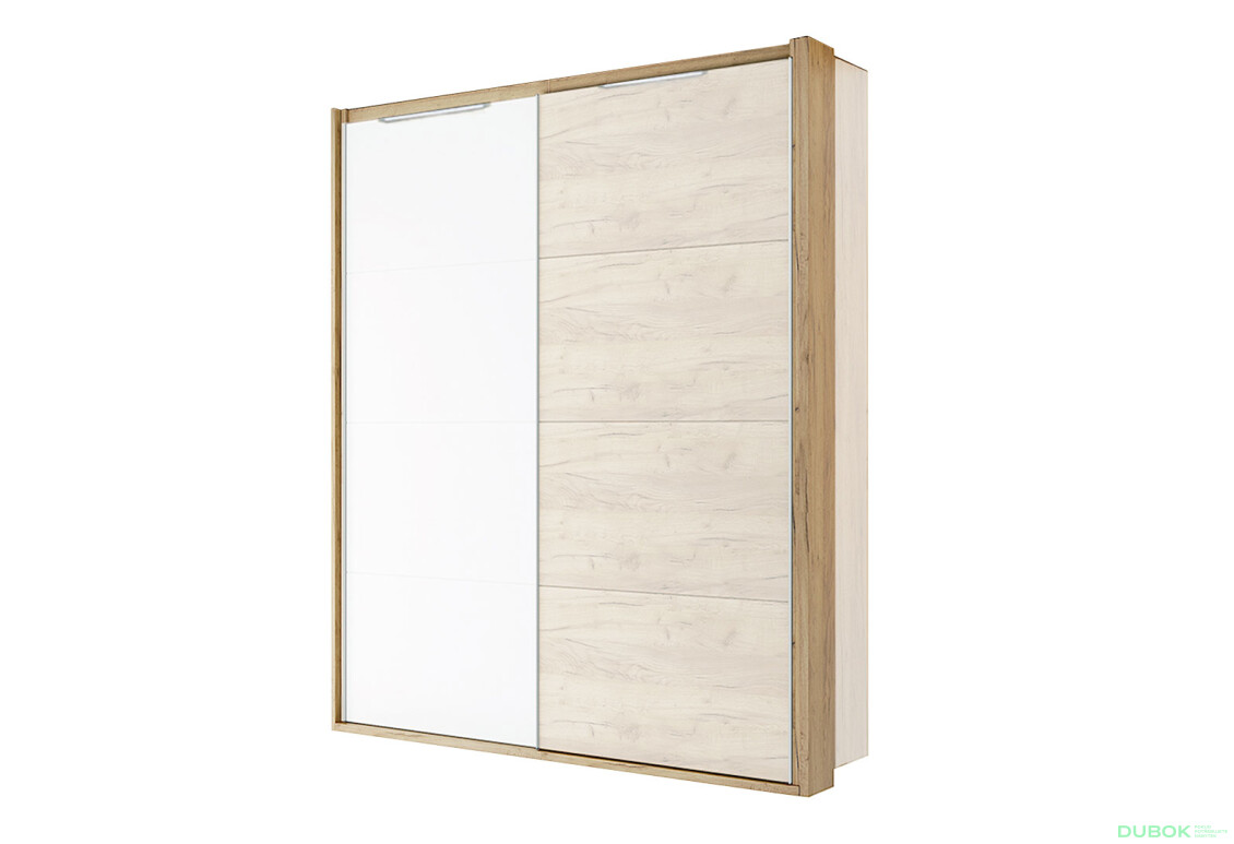 Možnost Záclonová tyč s osvětlením k Skříni s posuvnými dveřmi 1,5x2,1m dub kraft Asti - Fotografie 1 Fotografie 1 - Možnost Záclonová tyč s osvětlením k Skříni s posuvnými dveřmi 1,5x2,1m dub kraft Asti