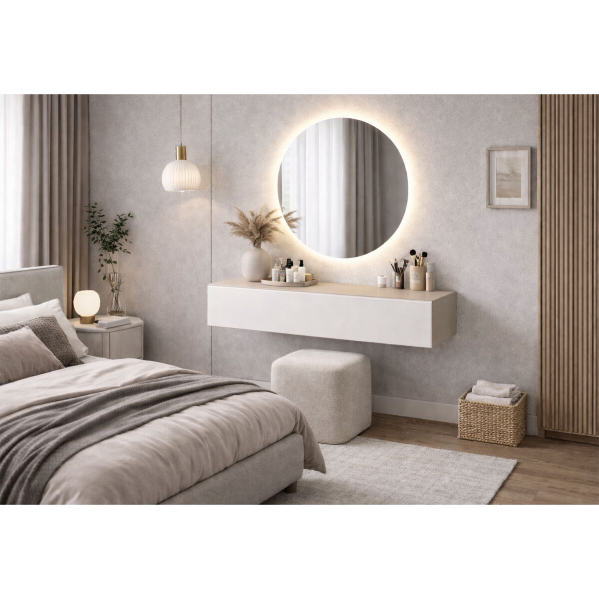 Toaletní stolek 80 cm kašmír / nymphaea alba Space (obrázek 2)
