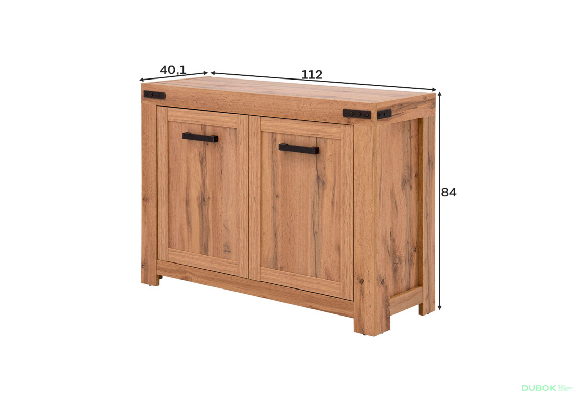 Fotografie 6 - Komoda 2d dub wotan Mortiz