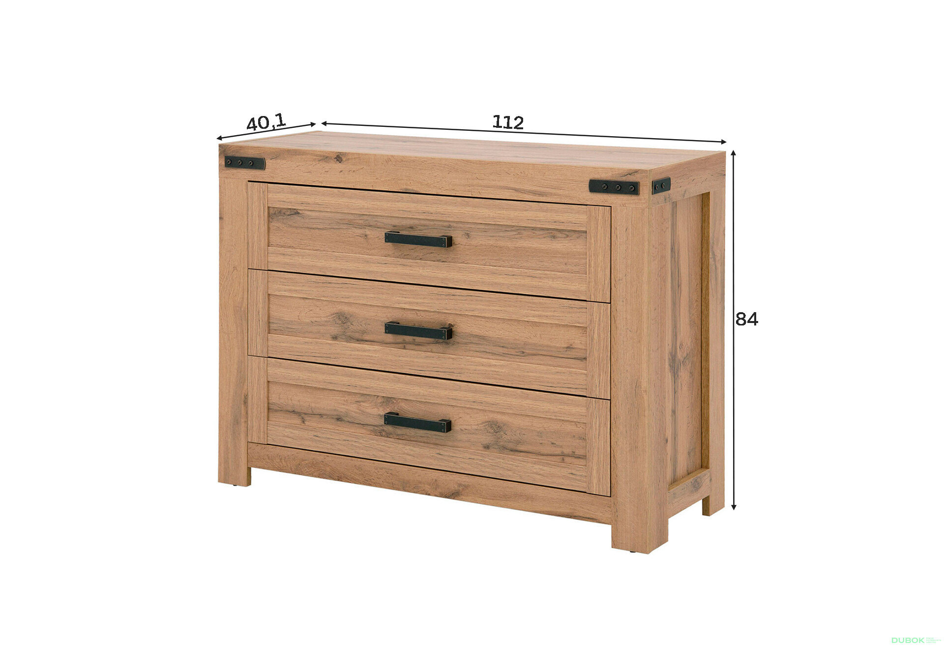 Fotografie 8 - Komoda 3s dub wotan Mortiz