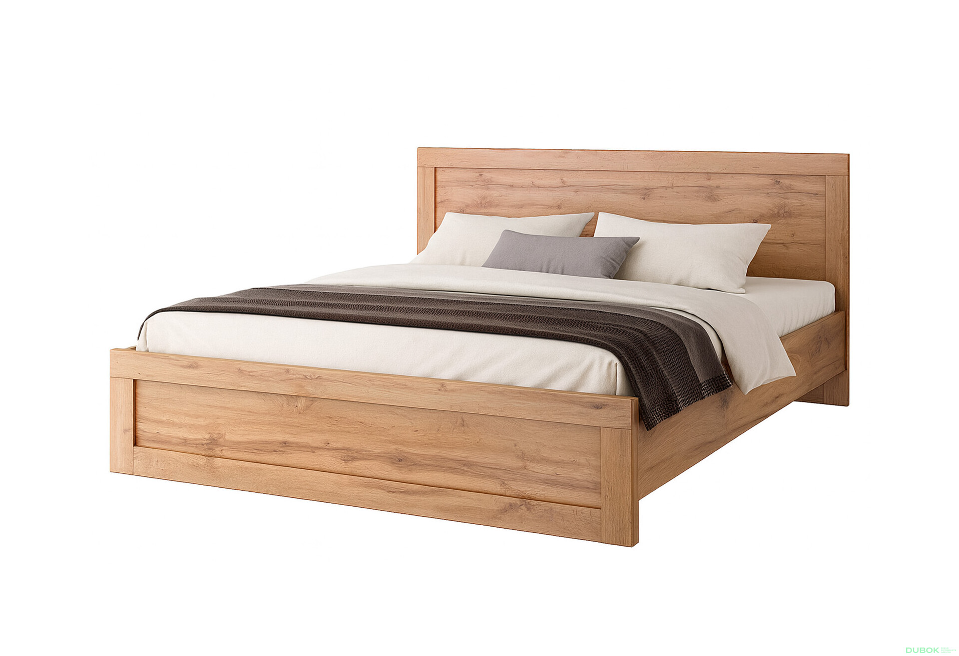 Fotografie 1 - Postel 180x200 s roštem dub wotan Mortiz