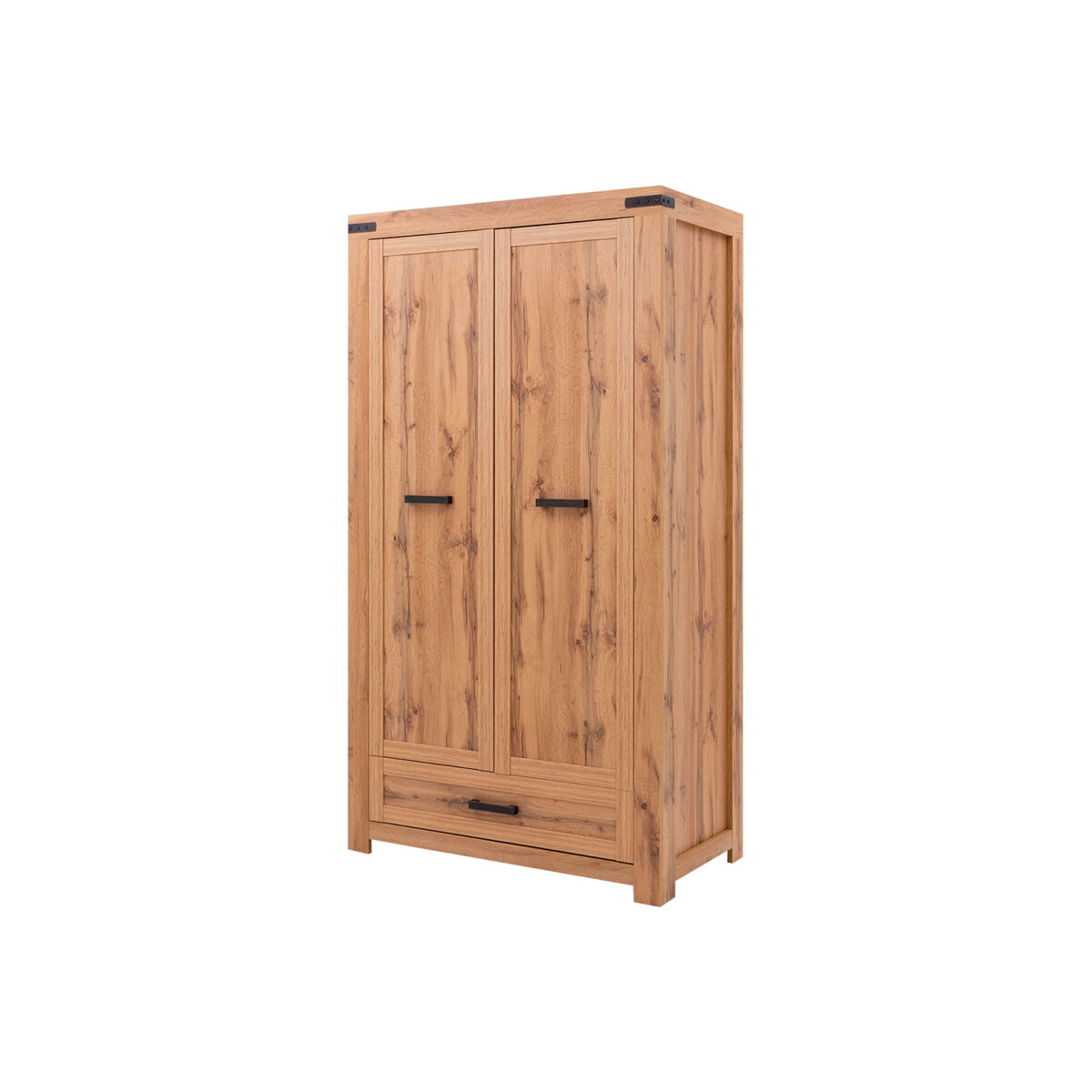 

Skříň dvoudveřová se zásuvkou Mortiz 112x210x59.9 cm Dub wotan